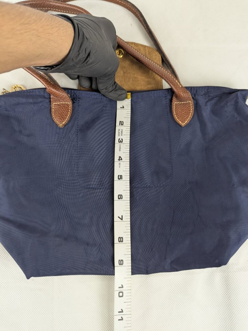 Longchamp Le Pliage Tote Bag Blue Nylon - Authentic - Clean - Good Condition. - Picture 11 of 14